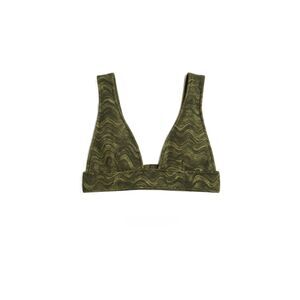 Zara Green bikini/crop top size M
